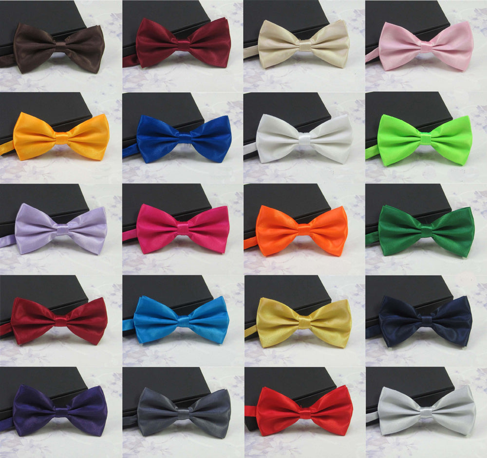 Men's Classic Plain Bowties