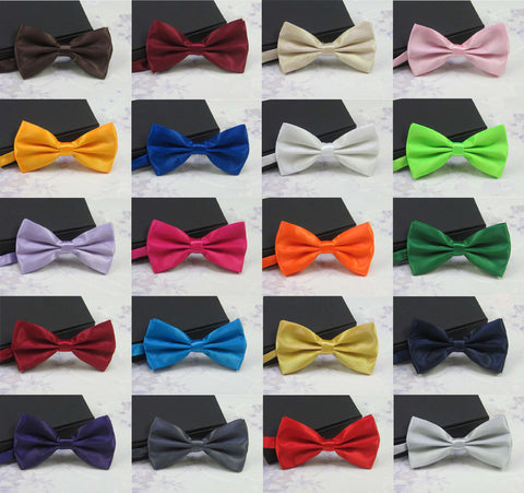 Men's Classic Plain Bowties