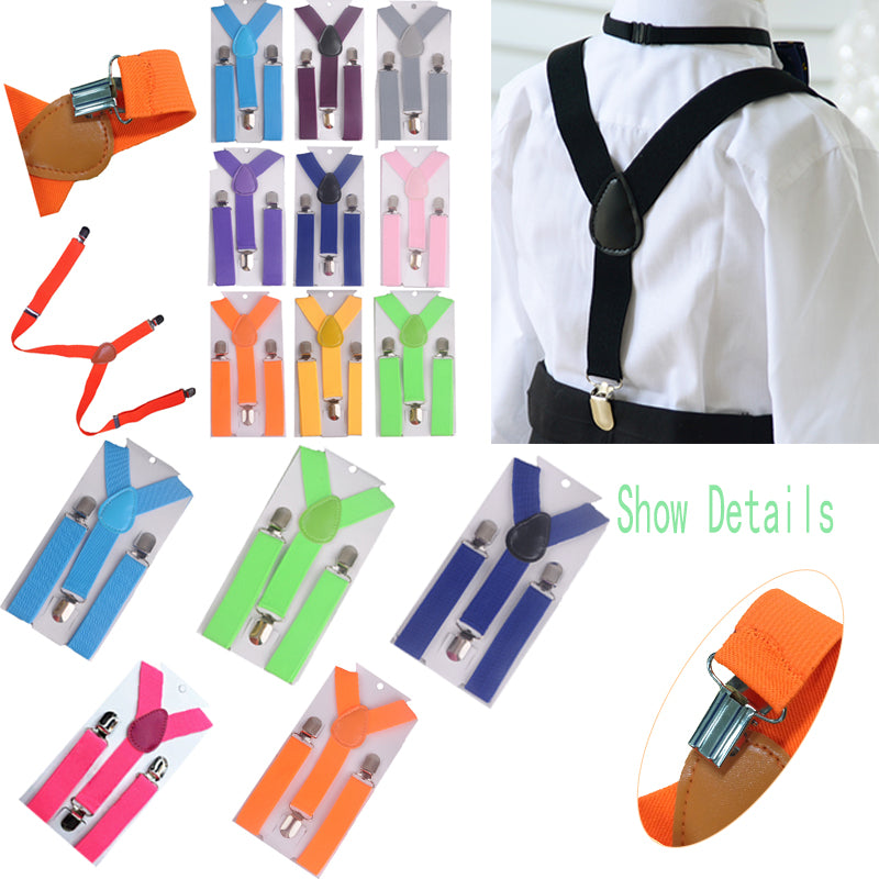 Plain Suspender & Bowtie On Set