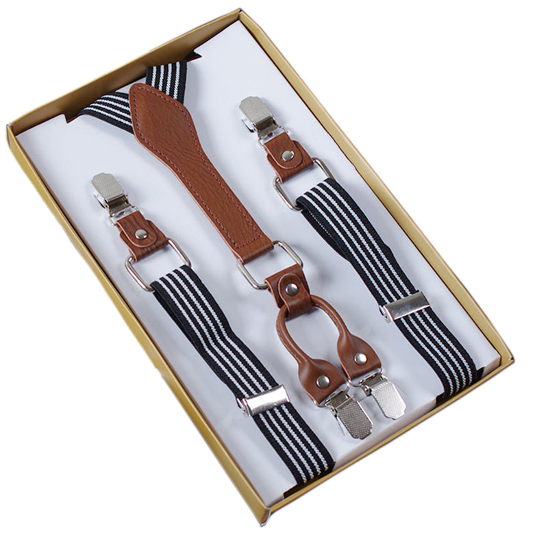 Men's 4 Clips Suspenders