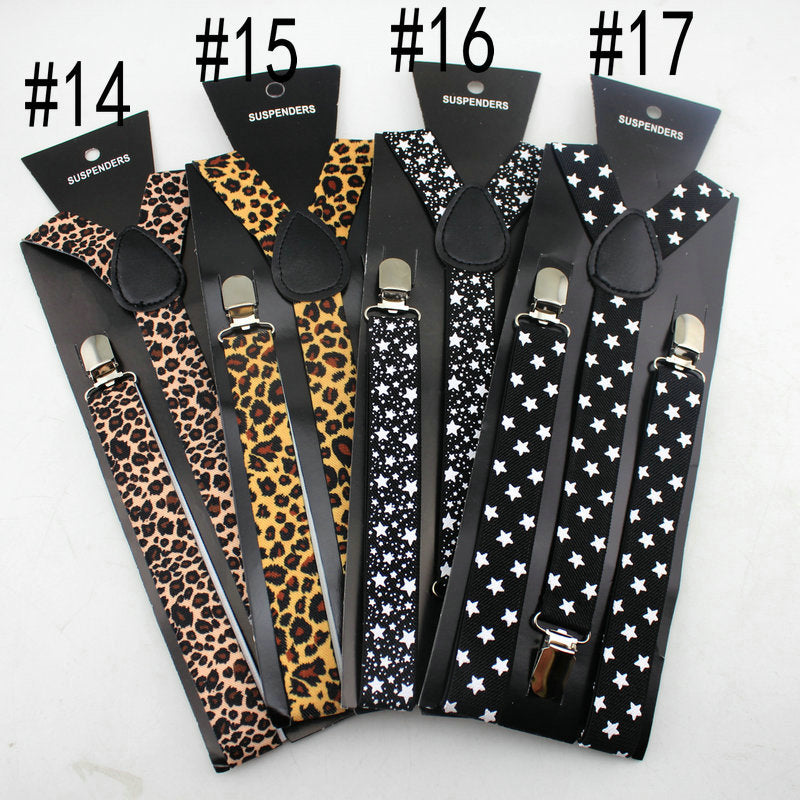 Unique Print Men's Suspenders