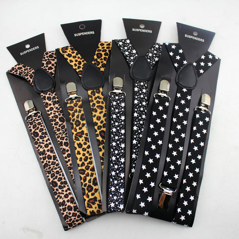 Unique Print Men's Suspenders