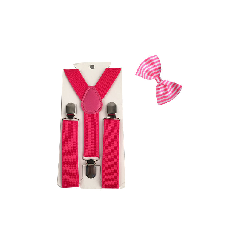 Novelty Matchy Bowtie & Suspender Set