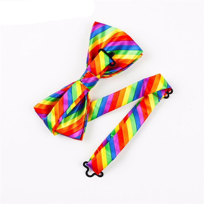 Rainbow Suspender & Bowtie Set