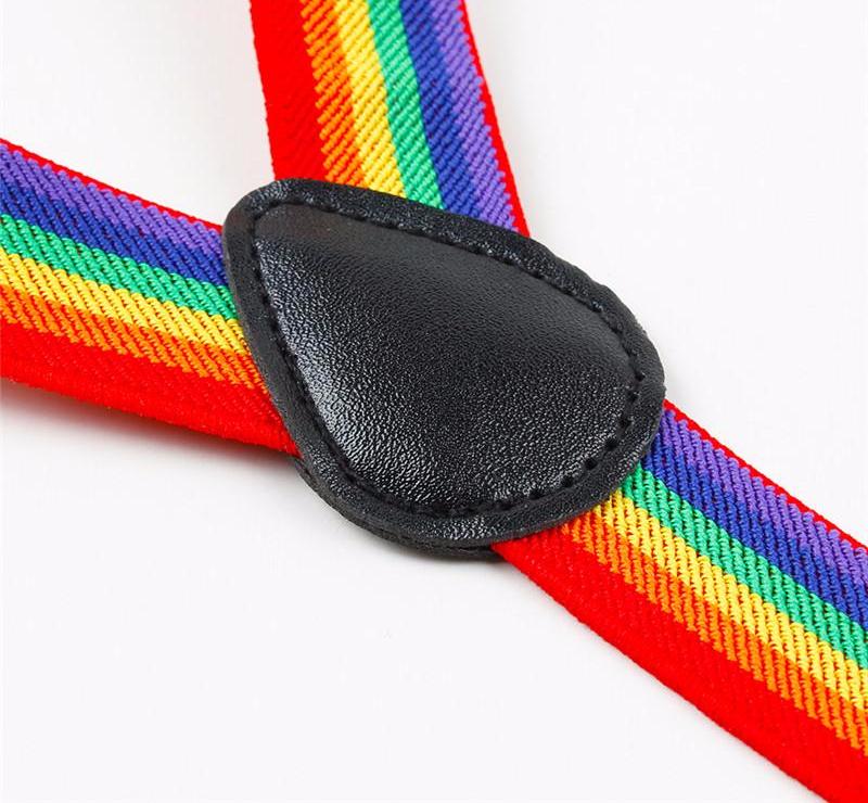Rainbow Suspender & Bowtie Set