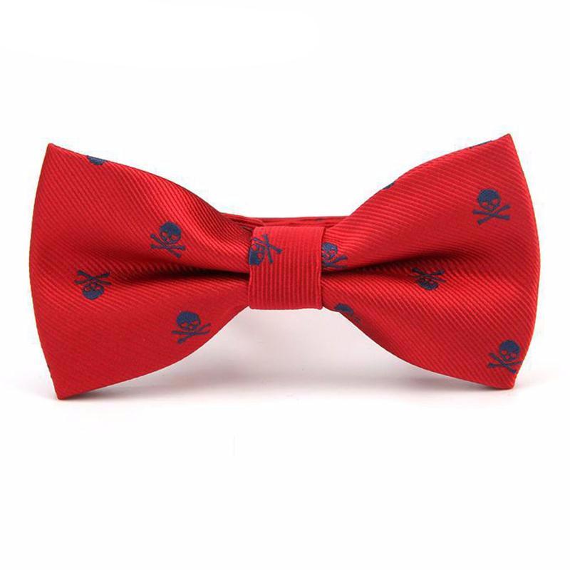 Novelty Skull Print Bowties
