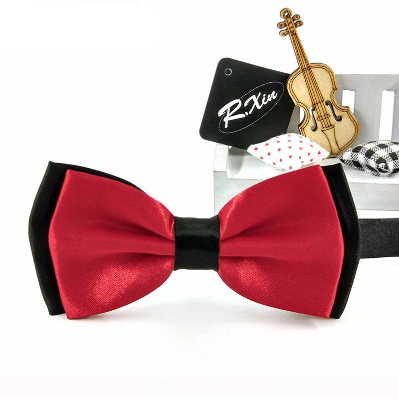 Two-Tone Silk Bowties
