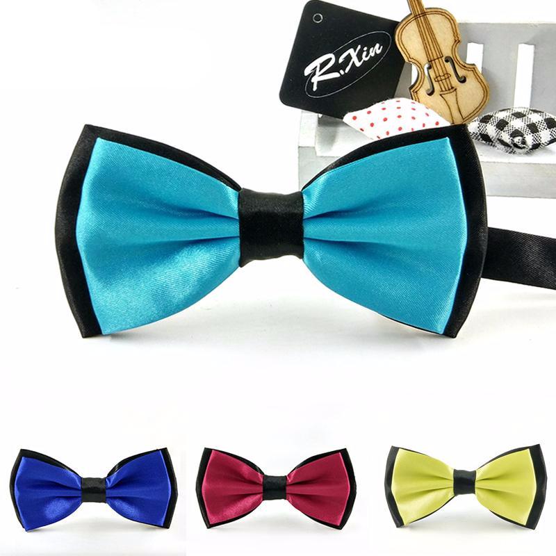 Two-Tone Silk Bowties