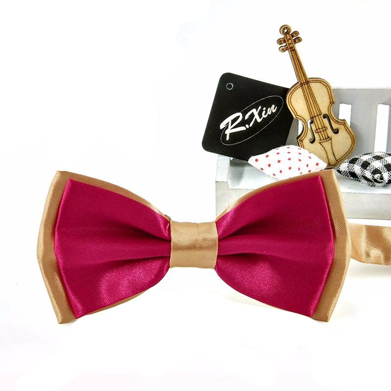 Two-Tone Silk Bowties