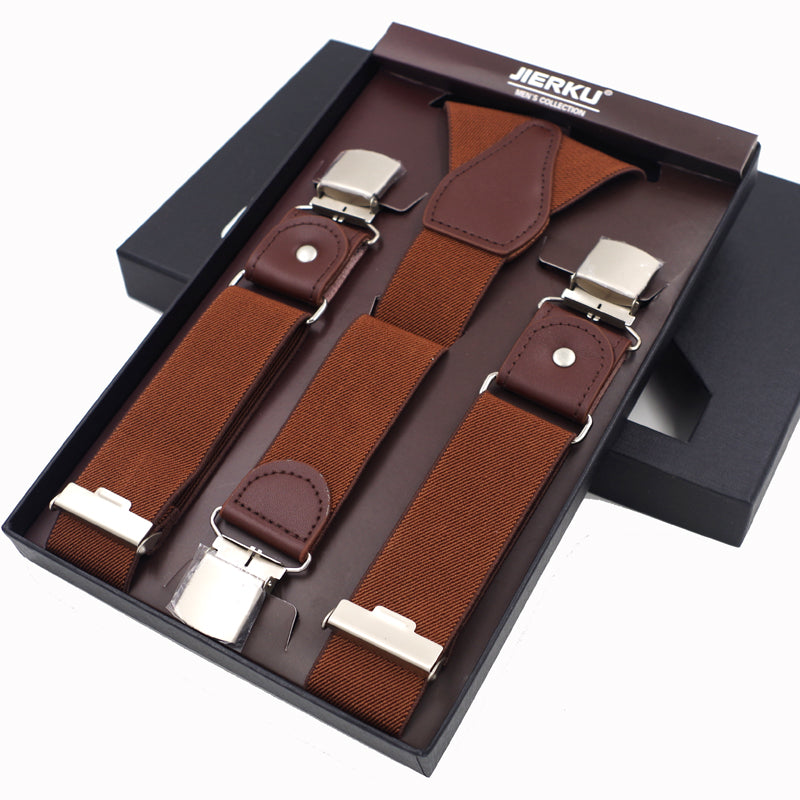 Gentleman's 4 Clip Suits Suspenders