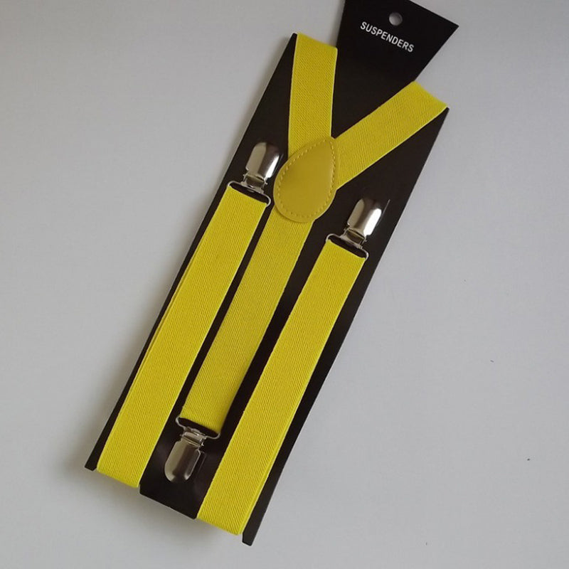 Adjustable Plain Braces Suspenders