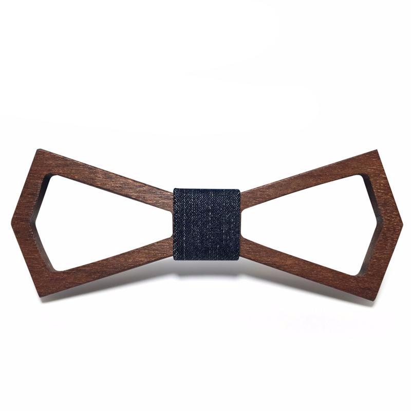 Unique Wooden Hollow Bowties