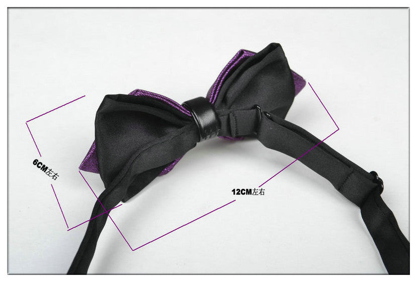 Luxury Print Tow-Tone Bowties