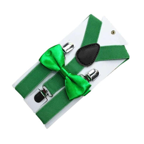 Elasticated Bowtie & Suspender Set