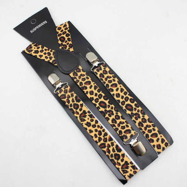 Unique Print Men's Suspenders