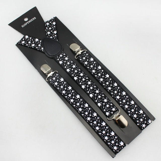 Unique Print Men's Suspenders