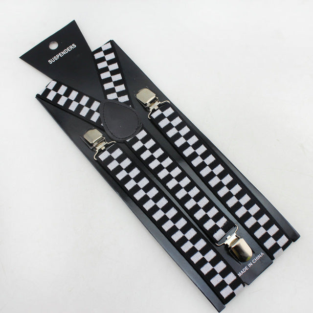 Unique Print Men's Suspenders