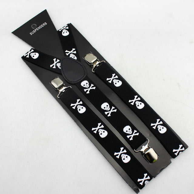 Unique Print Men's Suspenders