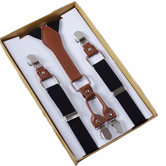 Men's 4 Clips Suspenders