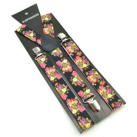 Classic Floral Men's Suspenders