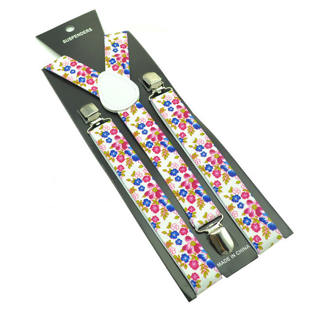 Classic Floral Men's Suspenders