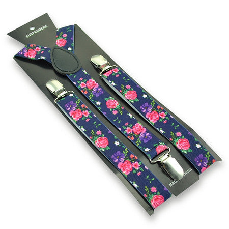 Classic Floral Men's Suspenders