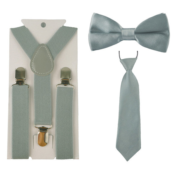 Plain Suspender & Bowtie On Set