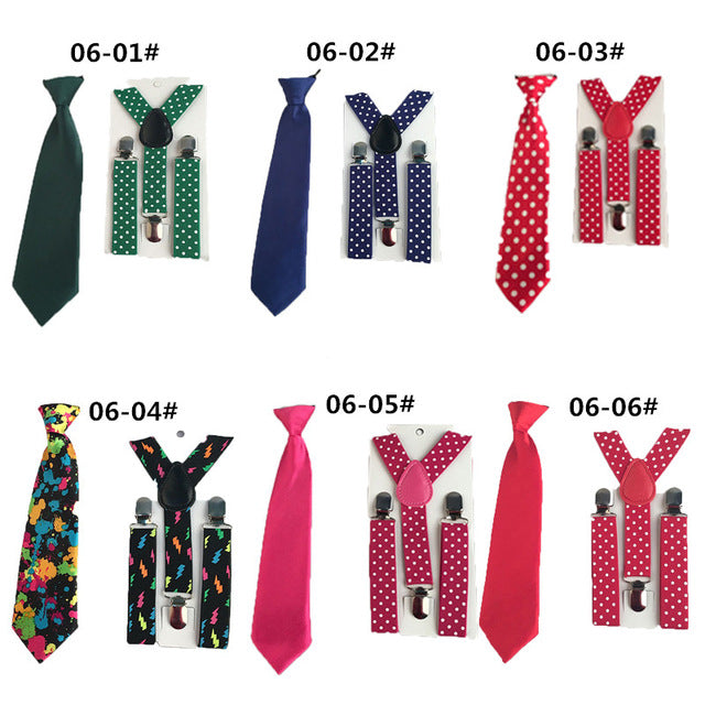 Plain Suspender & Bowtie On Set