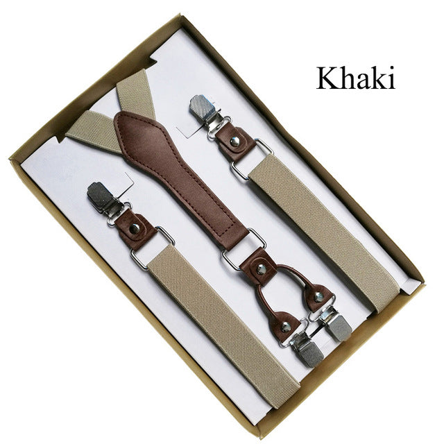 Men's 4 Clips Suspenders