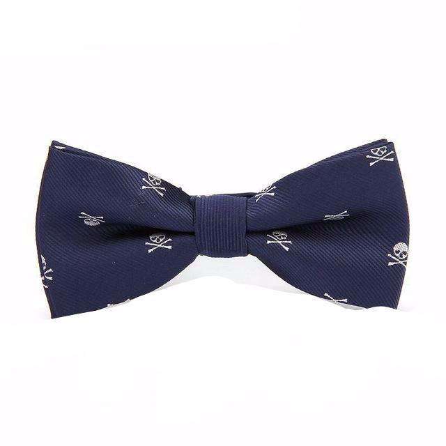 Novelty Skull Print Bowties