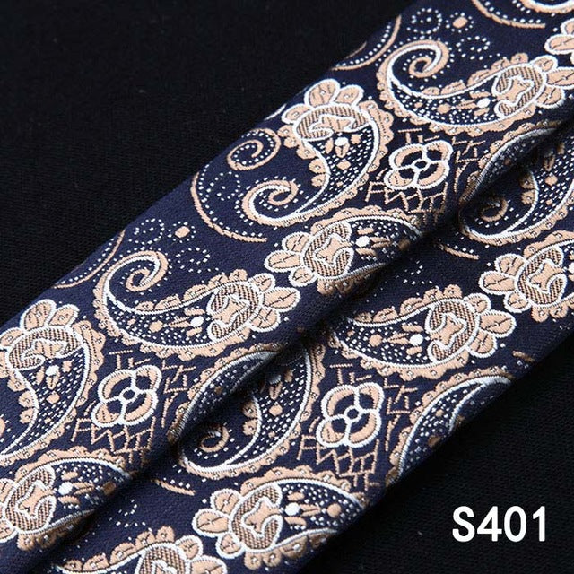 Casual Paisley Print Suspenders & Bowties
