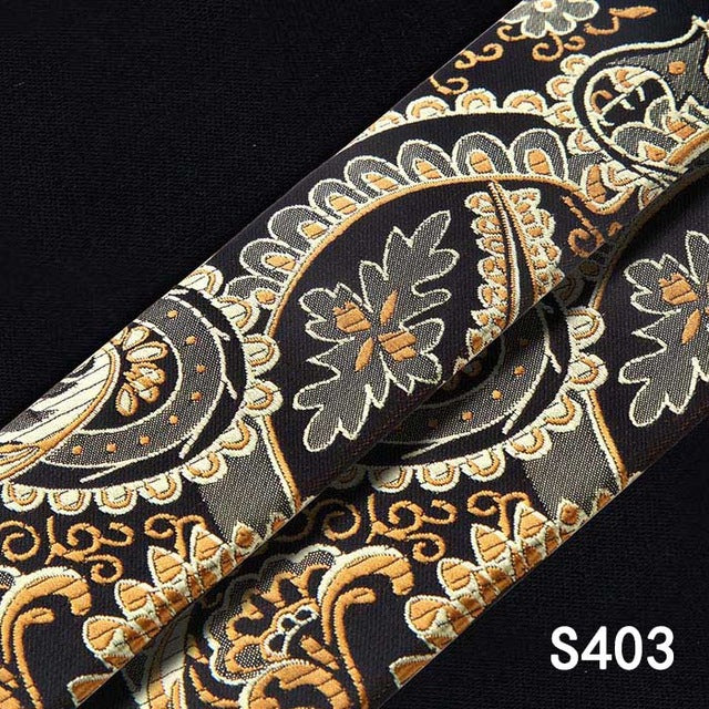Casual Paisley Print Suspenders & Bowties