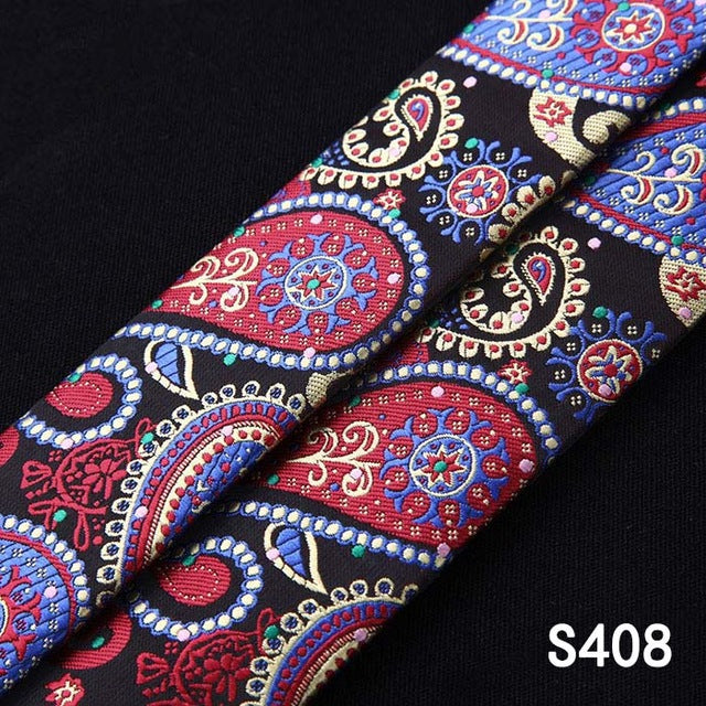 Casual Paisley Print Suspenders & Bowties