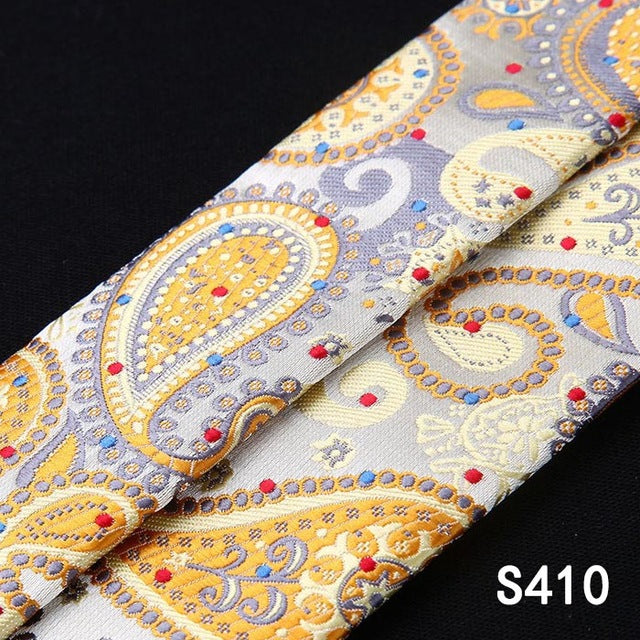 Casual Paisley Print Suspenders & Bowties