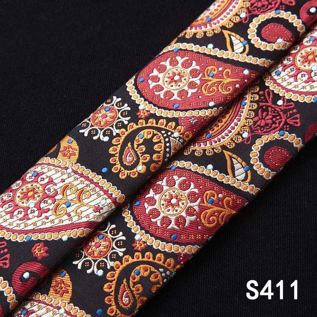 Casual Paisley Print Suspenders & Bowties