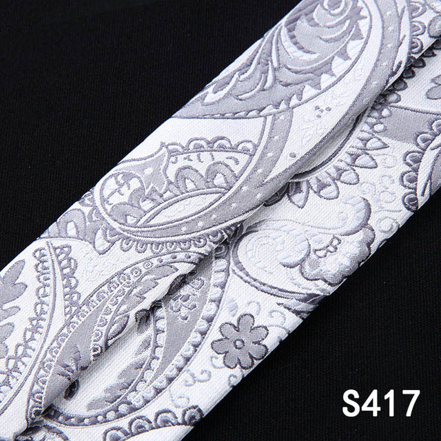 Casual Paisley Print Suspenders & Bowties