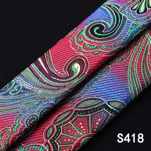 Casual Paisley Print Suspenders & Bowties