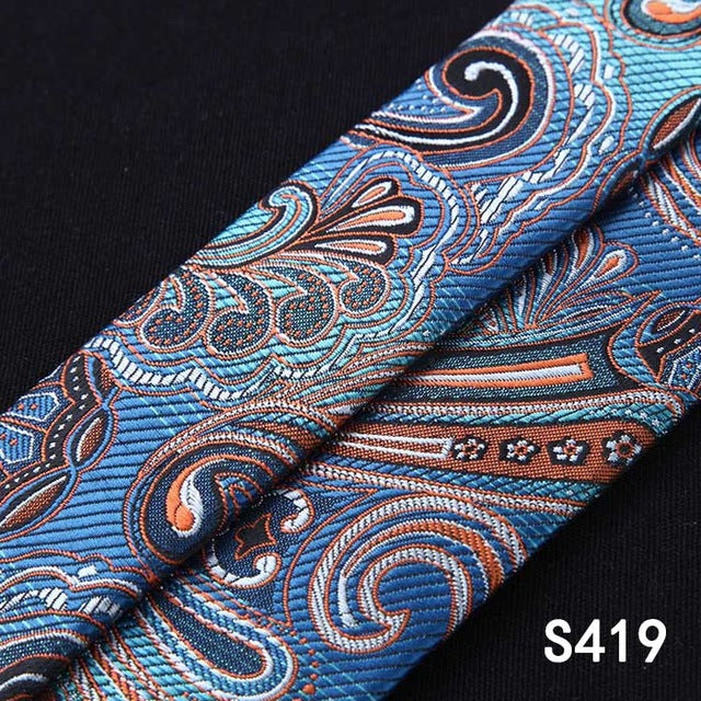 Casual Paisley Print Suspenders & Bowties