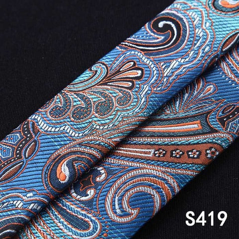 Casual Paisley Print Suspenders & Bowties
