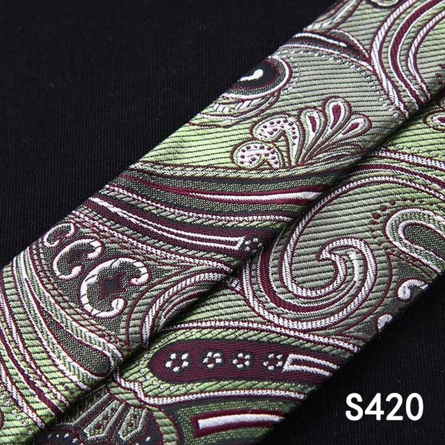 Casual Paisley Print Suspenders & Bowties