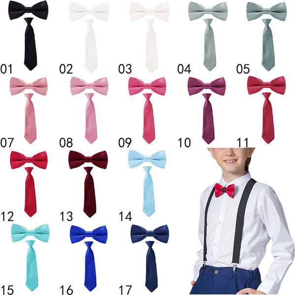 Plain Suspender & Bowtie On Set