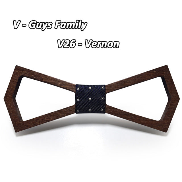 Unique Wooden Hollow Bowties