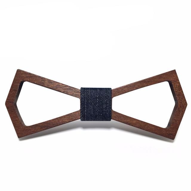 Unique Wooden Hollow Bowties