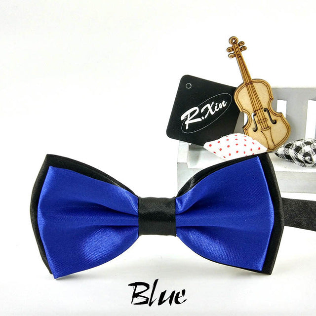 Two-Tone Silk Bowties