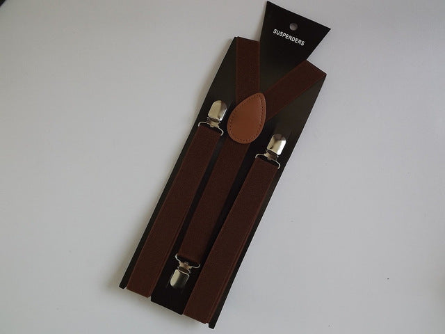 Adjustable Plain Braces Suspenders