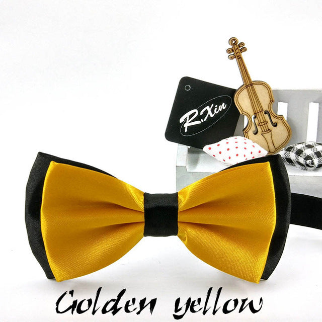 Two-Tone Silk Bowties