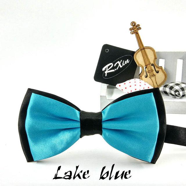 Two-Tone Silk Bowties