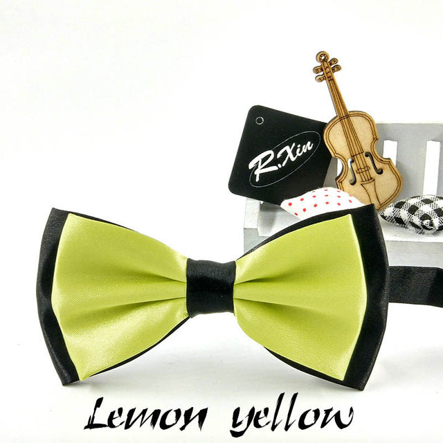 Two-Tone Silk Bowties