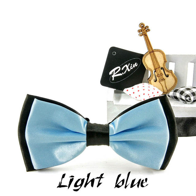 Two-Tone Silk Bowties