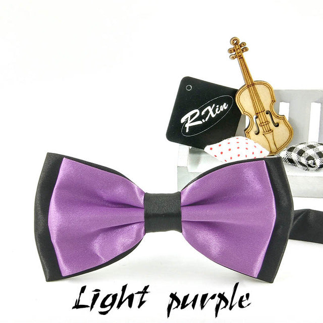 Two-Tone Silk Bowties